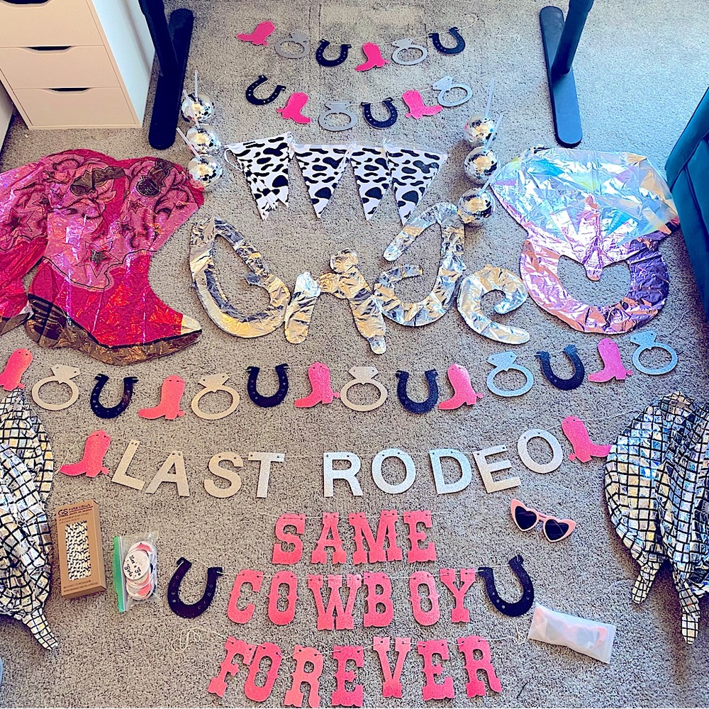 Disco Cowboy Bachelorette Decor Package